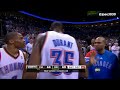 Russell Westbrook & Kevin Durant Link For Halfcourt Alley-Oop - Bulls @ Thunder 4/1/2012