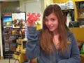 laura in a gift shop