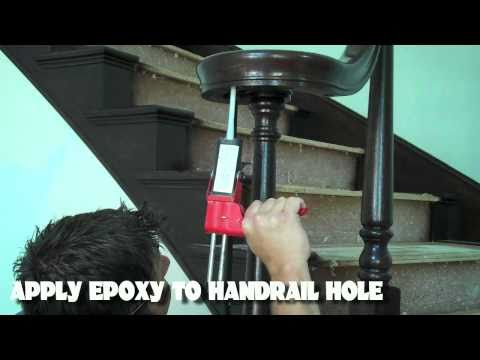 how to fasten iron balusters