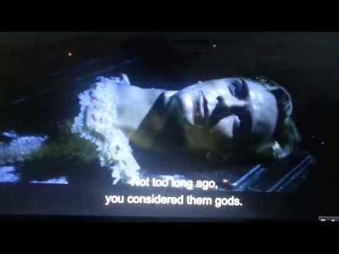 Prometheus - Shaw and david's alternate scene where David reveals what the Engineer said and about