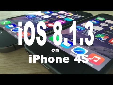 iOS 8.1.3 vs iOS 8.1.2 on iPhone 4S