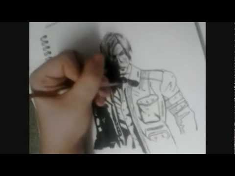 how to draw leon s'kennedy