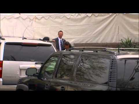 Raw: Obamas Attend Easter Service