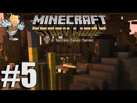 Let's Play Minecraft Story Mode Episode 1 The Order Of The Stone #5