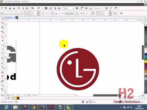 how to draw lg logo