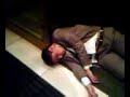 paul freeman at glenn's wedding stuck in an automatic door