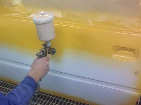 IES Virgen del pilar Como pìntar una puerta a bicapa 1º pintura base 01 03 2010