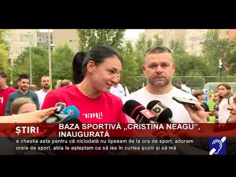 Baza sportivă „Cristina Neagu”, inaugurată