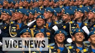 プーチン大統領の雄叫び ロシア対独戦勝70周年記念式典