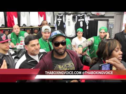 FIGHT BREAKS OUT DANNY GARCIA FLIPS TABLE ON ZAB JUDAH