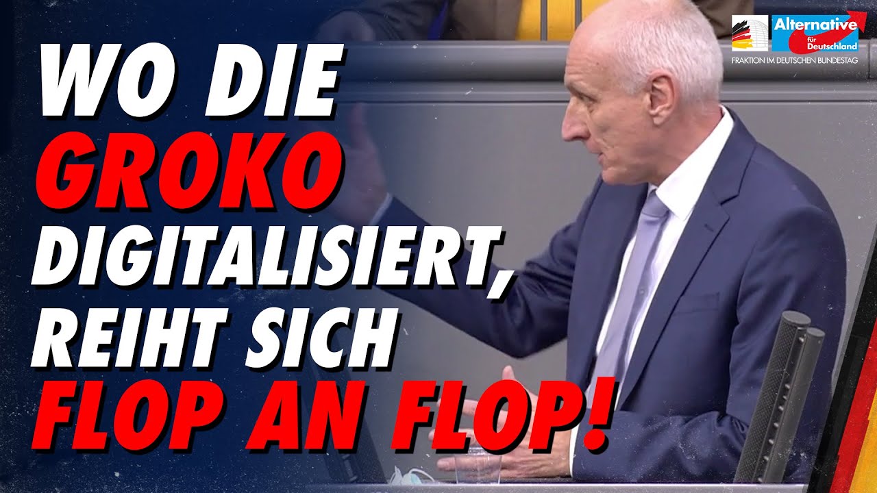 Wo die GroKo digitalisiert, reiht sich Flop an Flop! - Uwe Schulz - AfD-Fraktion im Bundestag
