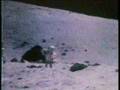 Apollo 17 astronauts singing on the moon