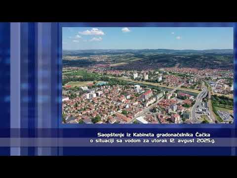 САОПШТЕЊЕ ИЗ KАБИНЕТА ГРАДОНАЧЕЛНИKА О СТАЊУ ВОДЕ