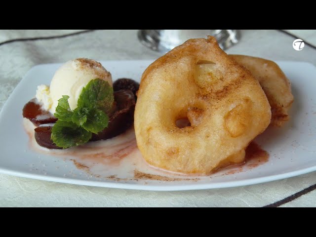 Apfelküchlein | Beignets de pommes im Bierteig | Pâte àfrire à la bière