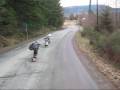 Salt Spring downhill longboard