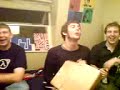 Shaun eating a box