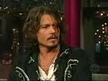 Johnny Depp On Letterman Part 2