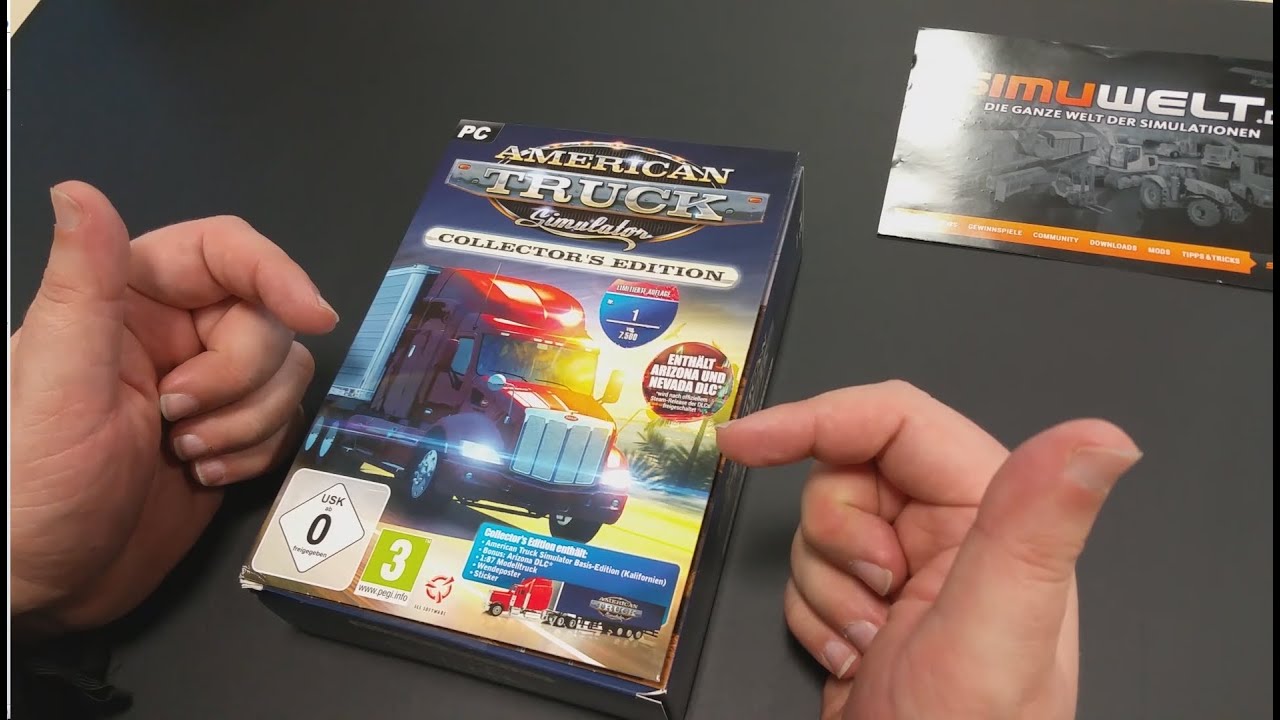 simuwelt Unboxing American Truck Simulator Collector´s Edition