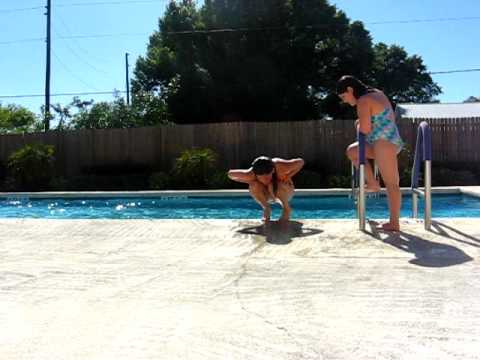 at the pool dad house 4909