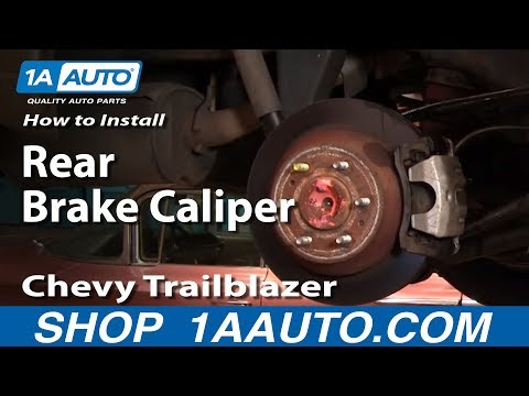 How To Install Replace Leaking Rear Brake Caliper Chevy Trailblazer GMC Envoy 1AAuto.com