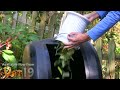 Creating nutrient-rich compost for your garden and lawn couldn't be easier with the Ceramic Kitchen Compost Pail. This attractive stoneware compost crock can be kept on your countertop for everyday use.The thick gasket seal and dual charcoal filters in the lid help eliminate odors for several days. This means fewer trips to your outdoor compost bin which has been made easy and comfortable with the large bail-style handle. The Kitchen Compost Pail is dishwasher safe.