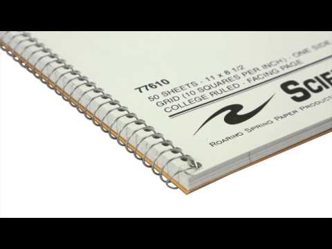 77610 Science Notebook Roaring Spring