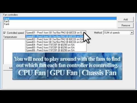how to control computer fan speed