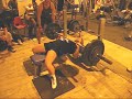Squats / Bench presses / Deadlifts.Competition is done by using Wilkes formula to allow different body weight lifters to be compared.