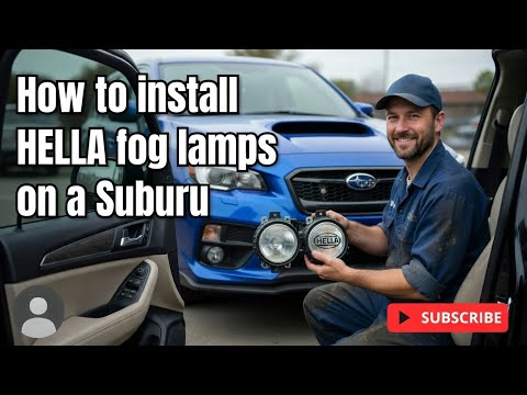 How to install HELLA 500 – (Subaru WRX)