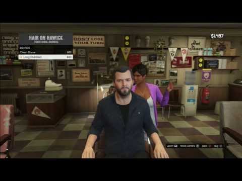 how to grow a beard in gta 5