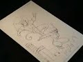 Jim Lee drawing Nightcrawler Harley Quinn X-Men part 3