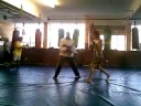 Irshaard Sayed training at panther martial arts