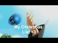 My Christmas List!