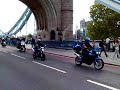 London Tower Bridge Mororcycle Rally
