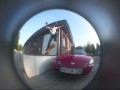 Ollie over my Honda CRX Del Sol
