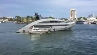 Custom Ocean Sapphire floating work of art