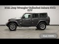 Used 2021 Granite Crystal Metallic Clearcoat Jeep Sahara video 1