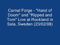 carnal forge performing 