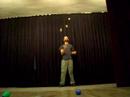 practising 5 ball juggling