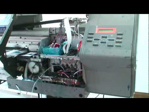 how to unclog dx4 printhead