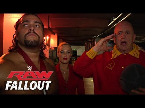 Nikolai Volkoff joins Rusev & Lana - Raw Fallout - Sept. 8, 2014