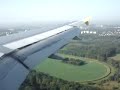 Landing in Cologne Bonn CGN with Germanwings A 320 from MUC