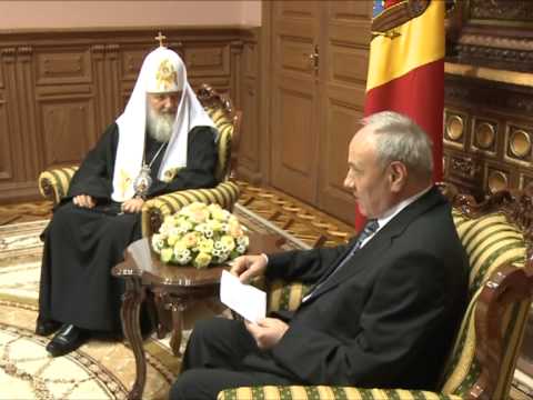 Președintele Nicolae Timofti a avut o întrevedere cu Patriarhul Moscovei și al întregii Rusii, Preafericitul Kiril