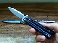 Here is my review of the BM32 Morpho balisong...