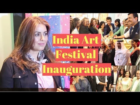 Sonu Nigam, Sanjeev Kapoor, Mahima Chaudhary & Sanjay Raut At India Art Festival Inauguration