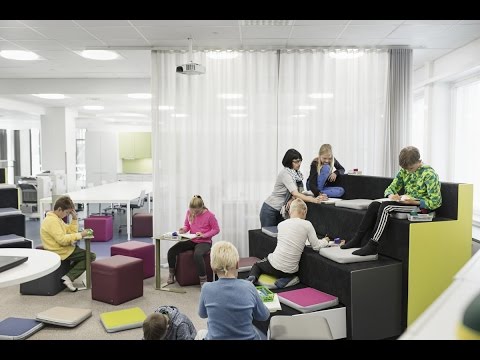 Flexible learning environment at Juteinikeskus School | Martela