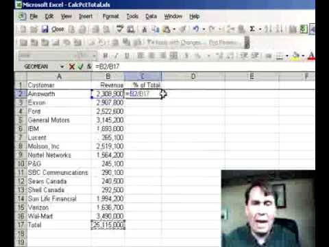 how to calculate percentage in excel