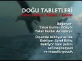 Do?u Tabletleri - LOZAN