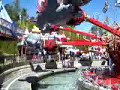 Dumbo the Flying Elephant attraction, in Fantasyland, daytime CLIP, filmed on 03/17/06.