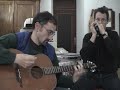 Marcelle  Marcel avec Gilbert à l'harmo